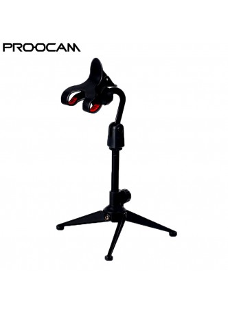 Proocam AA-16MB Microphone Phone Holder Clip tripod triple table top